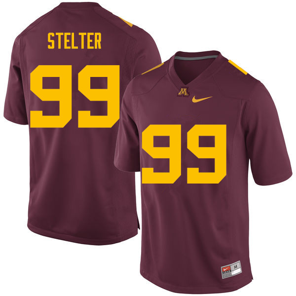 Men #99 Andrew Stelter Minnesota Golden Gophers College Football Jerseys Sale-Maroon